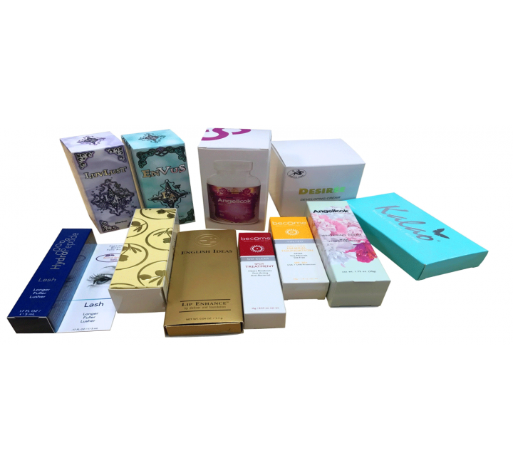 Cosmetic Boxes with Reverse UV Printing  